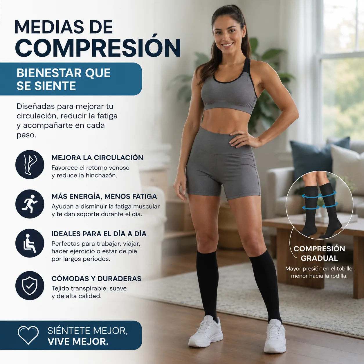 medias de compresion de alta calidad — imagen 2