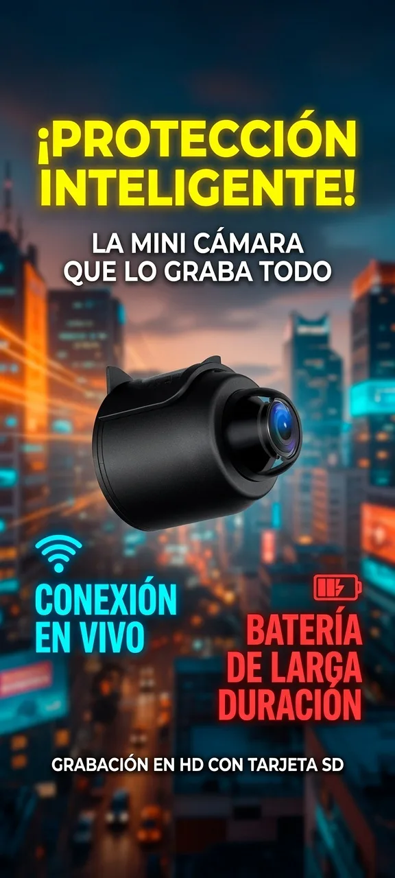 mini camara ultra espia hd alta resolucion — imagen 5